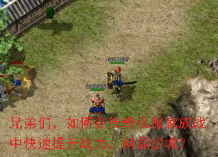 兄弟们,如何在传奇私服家族战中快速提升战力,问鼎沙城? 兄弟们,如何在传奇私服家族战中快速提升战力,问鼎沙城?