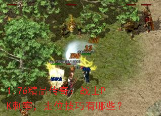 1.76精品传奇:战士PK刺客,走位技巧有哪些? 1.76精品传奇:战士PK刺客,走位技巧有哪些?
