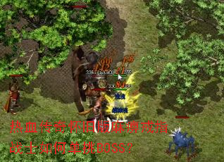 热血传奇怀旧版麻痹戒指战士如何单挑BOSS? 热血传奇怀旧版麻痹戒指战士如何单挑BOSS?