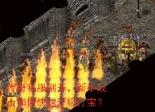 传奇私服刚开,新手战士如何快速升级打宝? 传奇私服刚开,新手战士如何快速升级打宝?