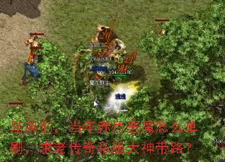 兄弟们,当年赤月恶魔怎么单刷,求老传奇私服大神带路? 兄弟们,当年赤月恶魔怎么单刷,求老传奇私服大神带路?