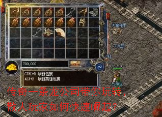 传奇一条龙公司带你玩转,散人玩家如何快速崛起? 传奇一条龙公司带你玩转,散人玩家如何快速崛起?