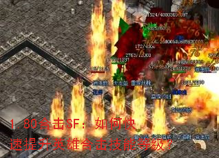 1.80合击SF:如何快速提升英雄合击技能等级? 1.80合击SF:如何快速提升英雄合击技能等级?