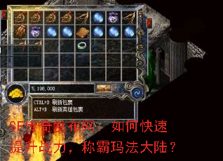 SF传奇发布网:如何快速提升战力,称霸玛法大陆? SF传奇发布网:如何快速提升战力,称霸玛法大陆?