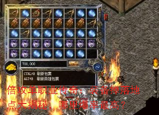 倍攻单职业传奇:装备掉落地点大揭秘,哪里爆率最高? 倍攻单职业传奇:装备掉落地点大揭秘,哪里爆率最高?