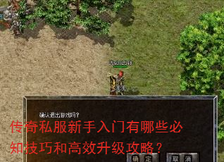 传奇私服新手入门有哪些必知技巧和高效升级攻略? 传奇私服新手入门有哪些必知技巧和高效升级攻略?