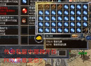 传奇私服中哪种外挂PK效果最变态? 传奇私服中哪种外挂PK效果最变态?
