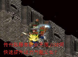 传奇私服单职业无限刀如何快速提升战力与刷装备? 传奇私服单职业无限刀如何快速提升战力与刷装备?