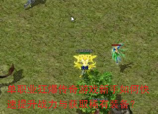 单职业狂爆传奇游戏新手如何快速提升战力与获取稀有装备? 单职业狂爆传奇游戏新手如何快速提升战力与获取稀有装备?