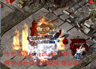 传奇私服wangzha新手如何快速升级并获取稀有装备? 传奇私服wangzha新手如何快速升级并获取稀有装备?