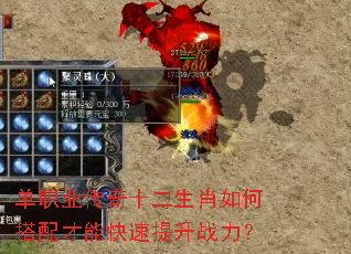 单职业传奇十二生肖如何搭配才能快速提升战力? 单职业传奇十二生肖如何搭配才能快速提升战力?