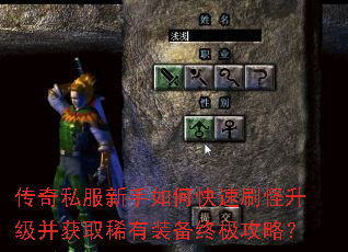 传奇私服新手如何快速刷怪升级并获取稀有装备终极攻略? 传奇私服新手如何快速刷怪升级并获取稀有装备终极攻略?