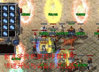 新开SF传奇游戏中有哪些快速升级与装备获取技巧? 新开SF传奇游戏中有哪些快速升级与装备获取技巧?