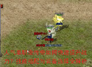 人气单职业传奇如何快速提升战力?技能搭配与装备选择全解析 人气单职业传奇如何快速提升战力?技能搭配与装备选择全解析