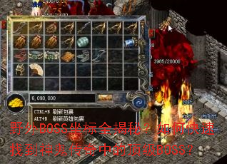 野外BOSS坐标全揭秘?如何快速找到神鬼传奇中的顶级BOSS? 野外BOSS坐标全揭秘?如何快速找到神鬼传奇中的顶级BOSS?