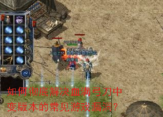 如何彻底解决血满弓刀中变版本的常见游戏漏洞? 如何彻底解决血满弓刀中变版本的常见游戏漏洞?