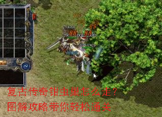 复古传奇钳虫巢怎么走?图解攻略带你轻松通关 复古传奇钳虫巢怎么走?图解攻略带你轻松通关