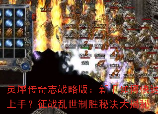 灵犀传奇志战略版:新手如何快速上手?征战乱世制胜秘诀大揭秘 灵犀传奇志战略版:新手如何快速上手?征战乱世制胜秘诀大揭秘