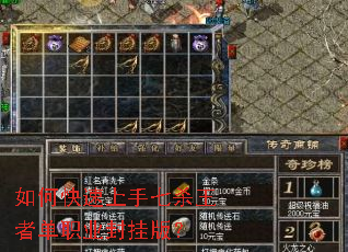 如何快速上手七杀王者单职业封挂版? 如何快速上手七杀王者单职业封挂版?