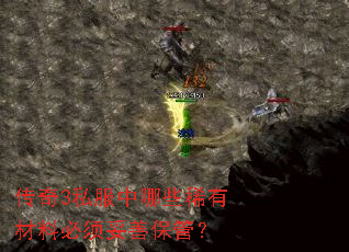 传奇3私服中哪些稀有材料必须妥善保管? 传奇3私服中哪些稀有材料必须妥善保管?