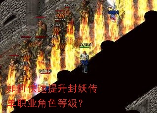 如何快速提升封妖传单职业角色等级? 如何快速提升封妖传单职业角色等级?