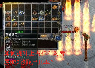 如何提升上古神石对专属NPC的鞭尸几率? 如何提升上古神石对专属NPC的鞭尸几率?