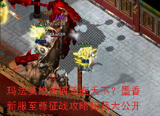 玛法英雄如何逐鹿天下?墨香新服至尊征战攻略秘籍大公开 玛法英雄如何逐鹿天下?墨香新服至尊征战攻略秘籍大公开