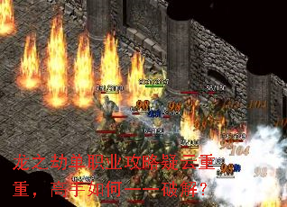 龙之劫单职业攻略疑云重重,高手如何一一破解? 龙之劫单职业攻略疑云重重,高手如何一一破解?