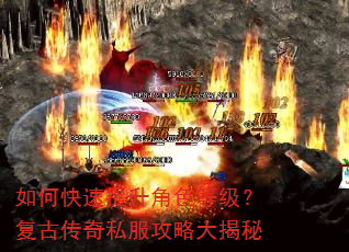 如何快速提升角色等级?复古传奇私服攻略大揭秘 如何快速提升角色等级?复古传奇私服攻略大揭秘