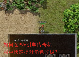 如何在996引擎传奇私服中快速提升角色等级? 如何在996引擎传奇私服中快速提升角色等级?