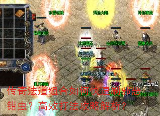 传奇法道组合如何快速刷邪恶钳虫?高效打法攻略解析? 传奇法道组合如何快速刷邪恶钳虫?高效打法攻略解析?