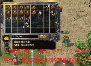 如何快速提升冰雪单职业传奇角色等级?装备获取攻略有哪些技巧? 如何快速提升冰雪单职业传奇角色等级?装备获取攻略有哪些技巧?