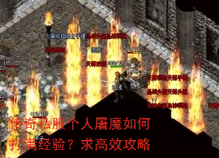 传奇私服个人屠魔如何打满经验?求高效攻略 传奇私服个人屠魔如何打满经验?求高效攻略
