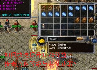 如何快速提升1.76公益传奇角色等级与装备获取? 如何快速提升1.76公益传奇角色等级与装备获取?