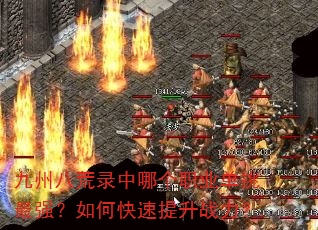 九州八荒录中哪个职业单挑最强?如何快速提升战力? 九州八荒录中哪个职业单挑最强?如何快速提升战力?
