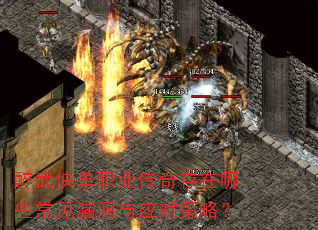 醉武侠单职业传奇存在哪些常见漏洞与应对策略? 醉武侠单职业传奇存在哪些常见漏洞与应对策略?
