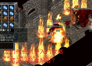 龙门传奇新手入门攻略,常见问题全解答? 龙门传奇新手入门攻略,常见问题全解答?